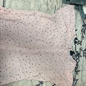 Worthington Pink Polka Dot Women's Top